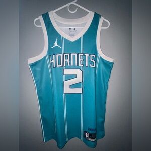 LaMelo Ball # 2 Charlotte Hornets Jordan NBA Authentic Basketball Jersey Medium
